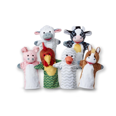 Barn Buddies Hand Puppets (6 Pc)
