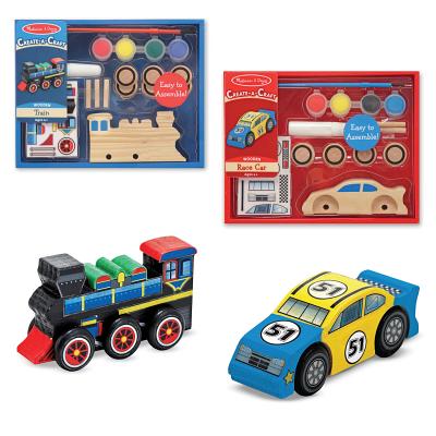 Create-A-Craft Car & Train Bundle