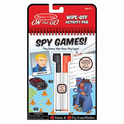Wipe-Off Activity Pad - Spy