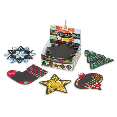 Scratch Art Holiday Mini Notes