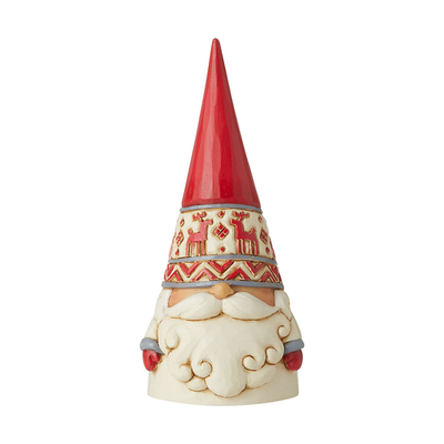 Red Reindeer Hat Gnome Figurine