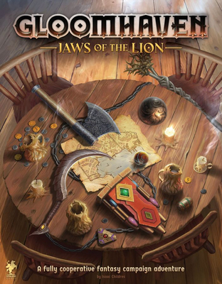 Gloomhaven: Jaws of the Lion Removable Sticker Set & Map