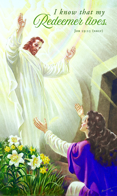 Banner - Easter: I Know My Redeemer Lives.