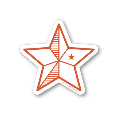 Texas Star Sticker