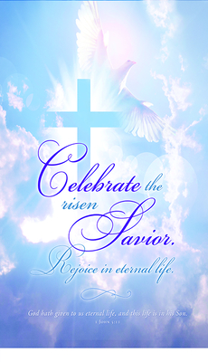 Banner 3x5 Fabric: Celebrate the Risen Saviour