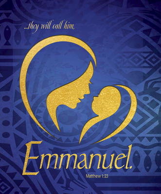 Emmanuel Nativity Christmas Bulletin, Large (Pkg of 50)