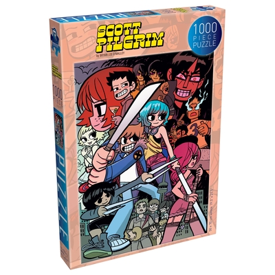 Scott Pilgrim Puzzle #4 Colorful Collage