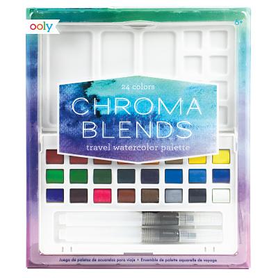 Chroma Blends Travel Watercolor Palette - 27 PC Set