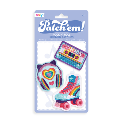 Patch Em Iron on Patch - Rock