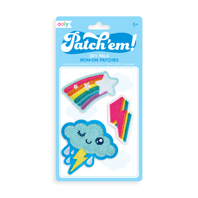 Patch Em Iron on Patch - Sky Pals