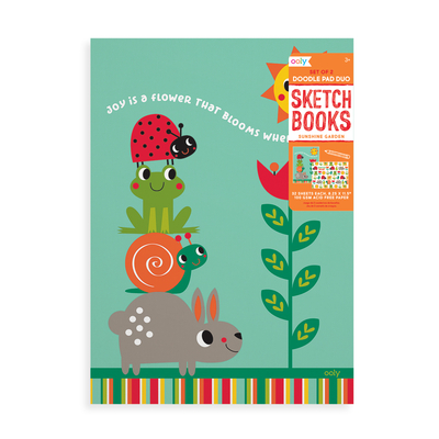 Doodle Pad Duo Sketchbooks: Sunshine Garden - Set of 2 (8.25 X 11.5)