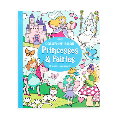 Color-In' Book: Princesses & Fairies (8 X 10)