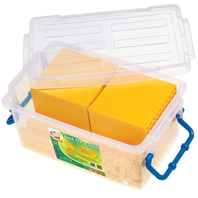 Base Ten Blocks Math Kit with Activity Cards