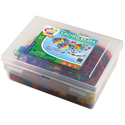 Lacing Beads Math Kit with Activity Cards