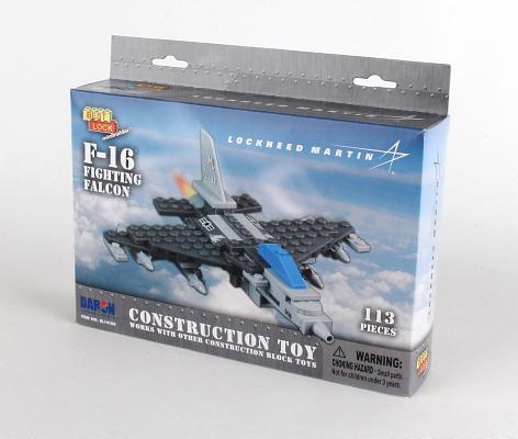 F-16 Fighting Falcon 110 Piece Construction Toy: Lockheed Martin