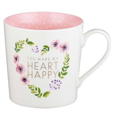 Mug Ceramic You Make My Heart Happy