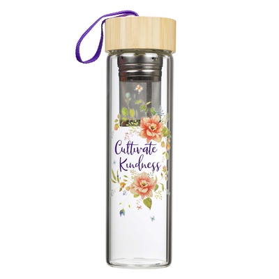 Water Bottle Glass Infuser Cultivate Kindness