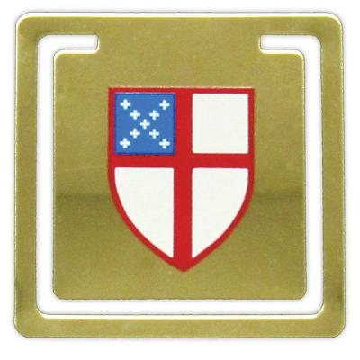 Episcopal Shield Brass Bookmark (#671): #6719