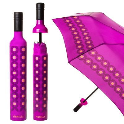 Wine Bottle Umbrella: Morning Glory