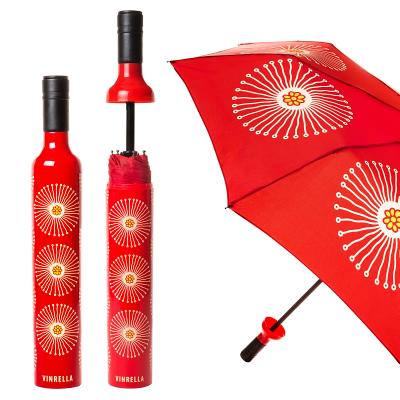 Wine Bottle Umbrella: Flora