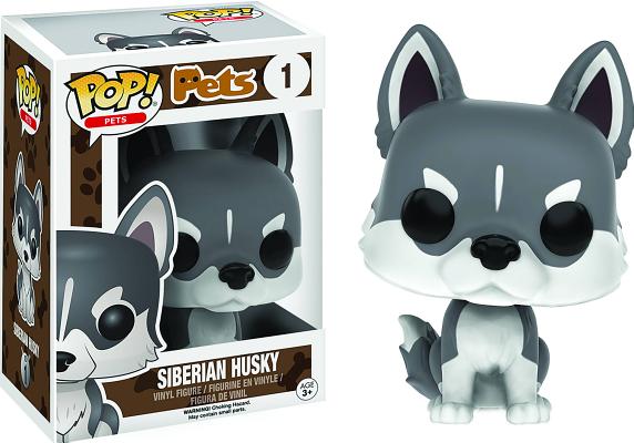 Pop Pets Siberian Husky Vinyl Figure