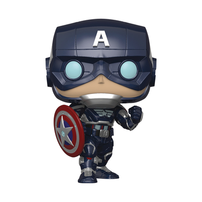 Pop Marvel Avengers Captain America in Stark Tech Suit Vinyl Figure