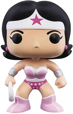 Pop Breast Cancer Awareness Wonder Woman Vinyl Figure