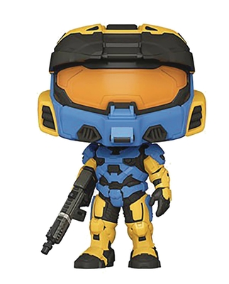 Pop Halo Infinite Blue Spartan Mark VII with Vk78 Vinyl Figure