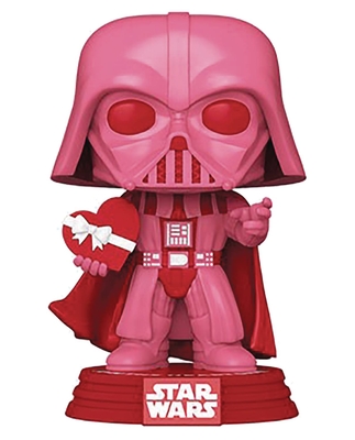 Pop Star Wars Valentines Vader with Heart Vinyl Figure