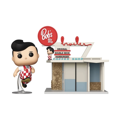 Pop Town Bob's Big Boy Restaurant with Big Boy Vinyl Figure