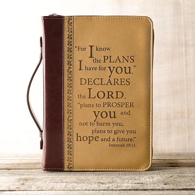 Bible Cover Xlarge Luxleather I Know the Plans
