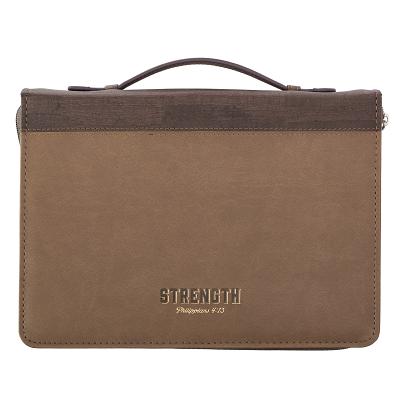 Bible Cover Medium Luxleather Strength