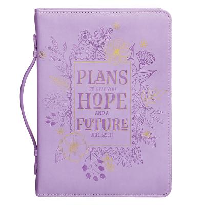 Bible Cover Medium Luxleather Pastel Floral