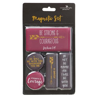 Magnet Set Be Strong & Courageous