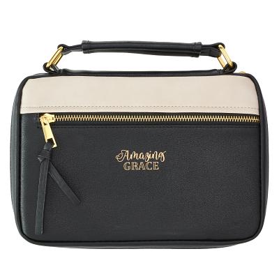 Bible Cover Medium Luxleather Amazing Grace Two Tone