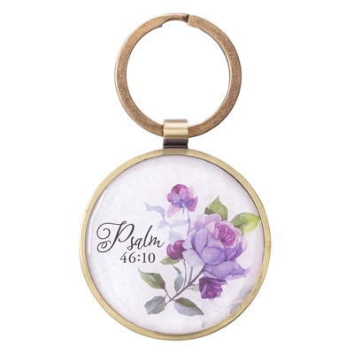 Keyring in Tin Be Still - Psa 46:10