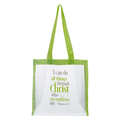 Tote Clear I Can Do All Things Philippians 4:13
