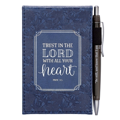 Notepad with Pen Trust in the Lord
