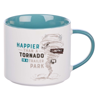 Mug Ceramic Tornado in a Trailer Park