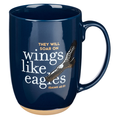 Mug Ceramic Wings of Eagles Isaiah 40:31