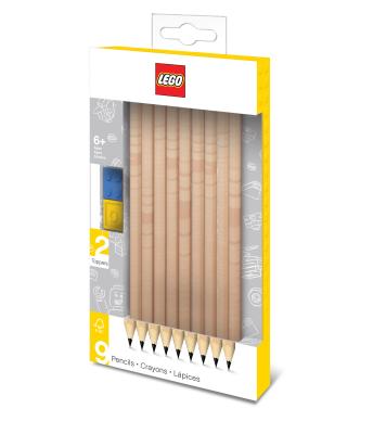Lego 9 Pack Graphite Pencils