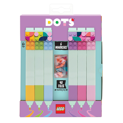Lego Stationery 3.0 Dots Marker 6 Pack