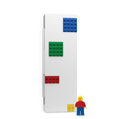 Lego Stationery Pencil Box with 4 Building Bricks