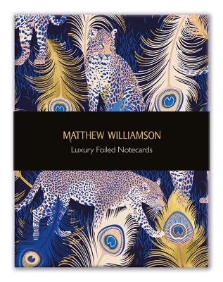 Museums & Galleries Luxury Foiled Boxed Notes Matthew Williamson Feather Prints.
