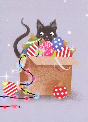 Festive Feline Cello Pack Christmas Cards