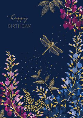 Dragonfly Birthday Greeting CA: 6 Pack