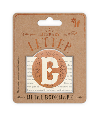 Literary Letters Bookmark Letter E
