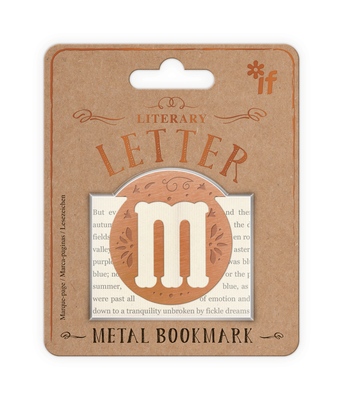 Literary Letters Bookmark Letter M