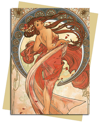 The Arts Dance (Mucha) Greeting Card: Pack of 6