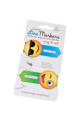 Linemarkers-Crazy & Cool (Magnetic Bookmark)
